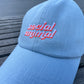 Linen Hat light blue